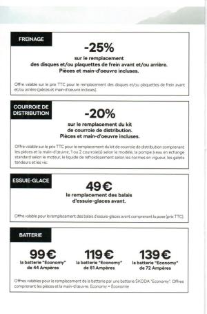 Promo SKODA du 13 janvier au 14 mars